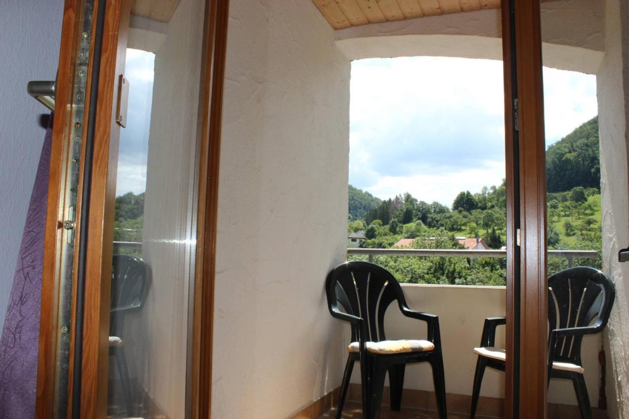 Hotel Garni Silberdistel Lauterstein Luaran gambar